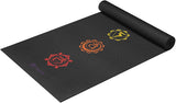 Chakra symbol yoga mat