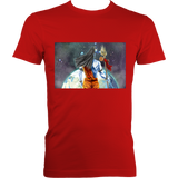 Shiva Looking Over World - Fitted Tee