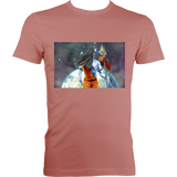 Shiva Looking Over World - Fitted Tee