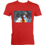 Shiva Looking Over World - Fitted Tee