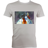 Shiva Looking Over World - Fitted Tee