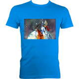 Shiva Looking Over World - Fitted Tee