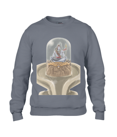 Shiva in Linga - Drop Shoulder Sweatshirt