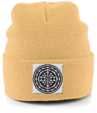 Shri Yantra (Black) - Cuffed Beanie