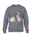 Shiva looking over the world -  Drop Shoulder Sweatshirt