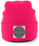 Shri Yantra (Black) - Cuffed Beanie