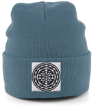 Shri Yantra (Black) - Cuffed Beanie