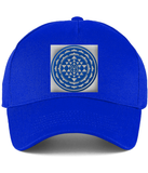 Baseball Cap Shri Yantra (Blue)