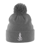 Shiv Shakti (White) - Pom Pom Beanie