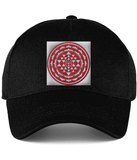 Baseball Cap Shri Yantra (Red)