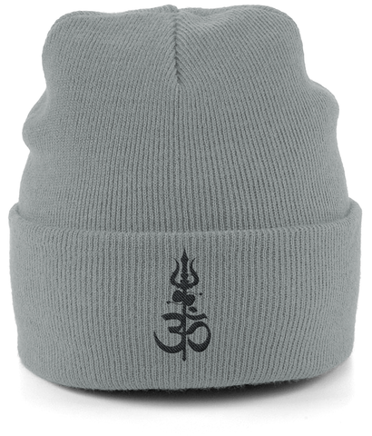 Shiv Shakti (Black) - Cuffed Beanie