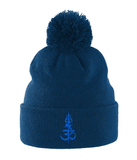 Shiv Shakti (Blue) - Pom Pom Beanie