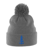 Shiv Shakti (Blue) - Pom Pom Beanie