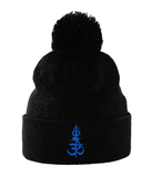 Shiv Shakti (Blue) - Pom Pom Beanie