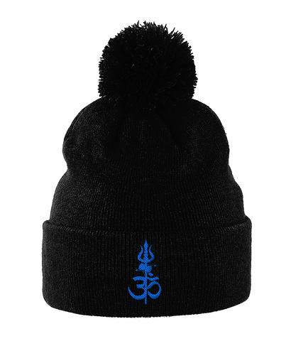 Shiv Shakti (Blue) - Pom Pom Beanie
