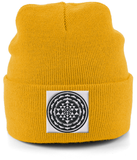 Shri Yantra (Black) - Cuffed Beanie