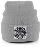 Shri Yantra (Black) - Cuffed Beanie