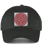 Baseball Cap Shri Yantra (Red)