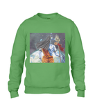 Shiva looking over the world -  Drop Shoulder Sweatshirt