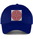 Baseball Cap Shri Yantra (Red)