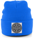 Shri Yantra (Black) - Cuffed Beanie