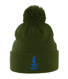 Shiv Shakti (Blue) - Pom Pom Beanie