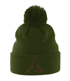 Yogi (Red) - Pom Pom Beanie