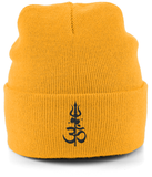 Shiv Shakti (Black) - Cuffed Beanie