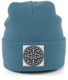 Shri Yantra (Black) - Cuffed Beanie