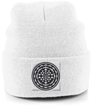 Shri Yantra (Black) - Cuffed Beanie