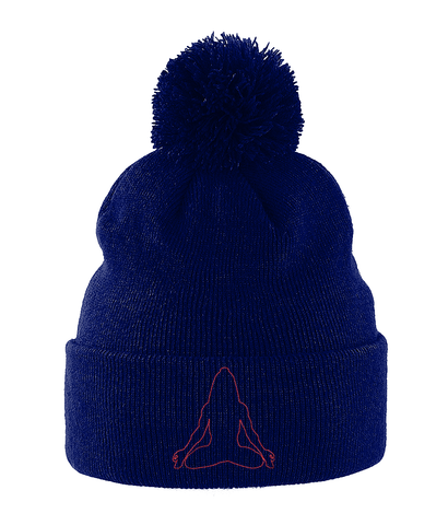 Yogi (Red) - Pom Pom Beanie