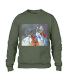 Shiva looking over the world -  Drop Shoulder Sweatshirt