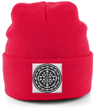 Shri Yantra (Black) - Cuffed Beanie