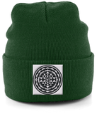 Shri Yantra (Black) - Cuffed Beanie
