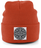 Shri Yantra (Black) - Cuffed Beanie