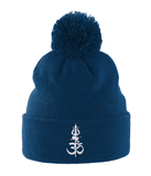 Shiv Shakti (White) - Pom Pom Beanie